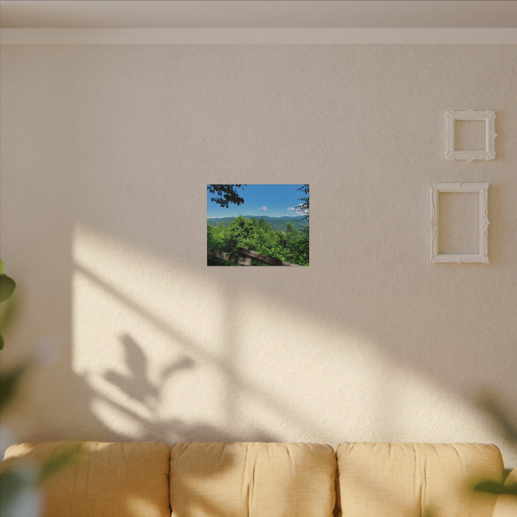 Mountain View Canvas Print — Scenic Blue Ridge Landscape Wall Art