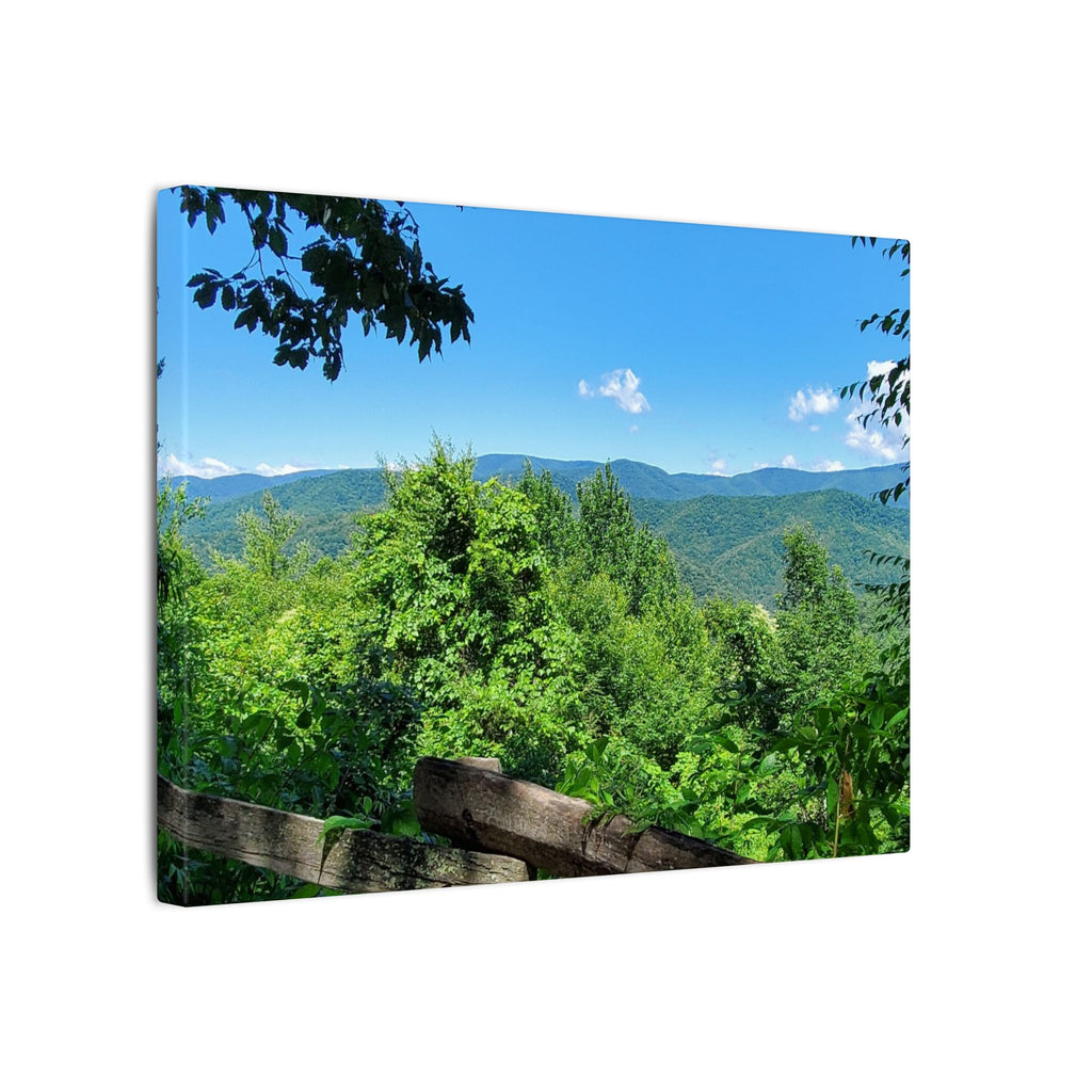 Mountain View Canvas Print — Scenic Blue Ridge Landscape Wall Art