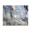 Iridescent Bubble Abstract Matte Canvas Wall Art
