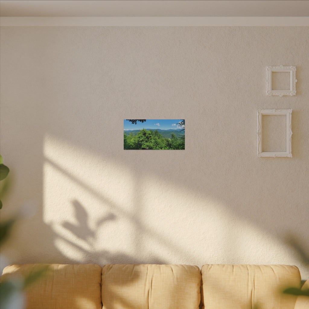 Mountain View Canvas Print — Scenic Blue Ridge Landscape Wall Art