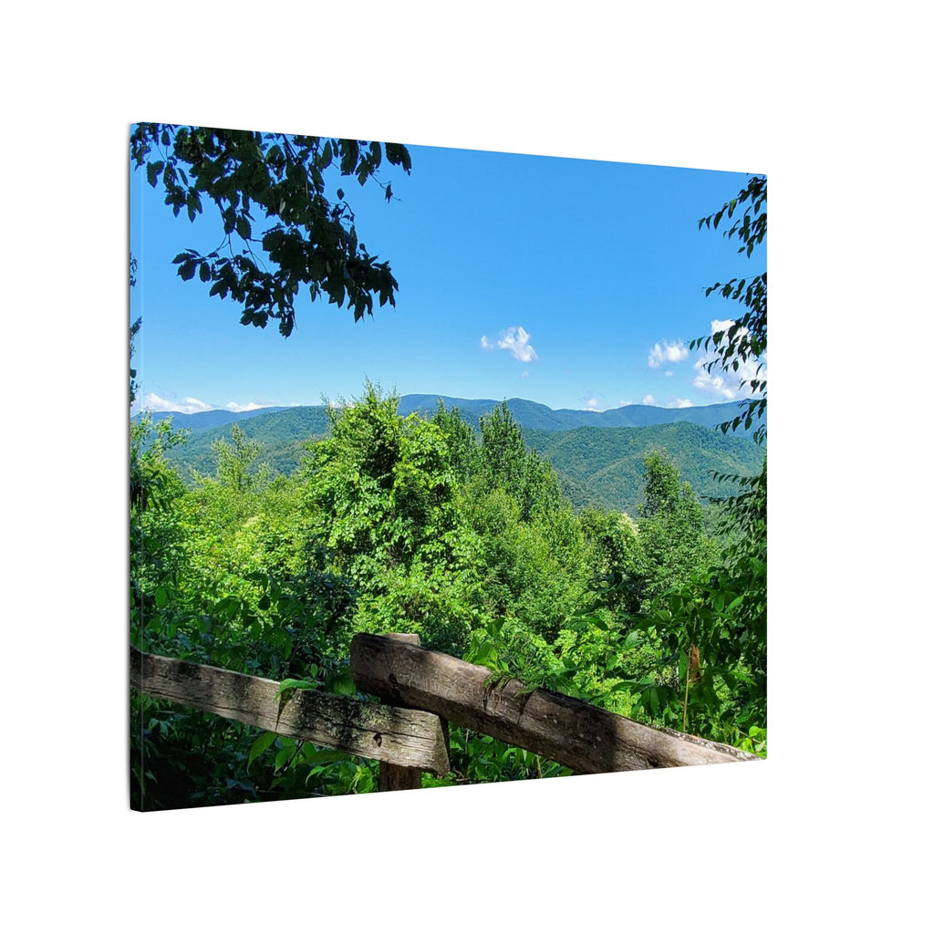 Mountain View Canvas Print — Scenic Blue Ridge Landscape Wall Art