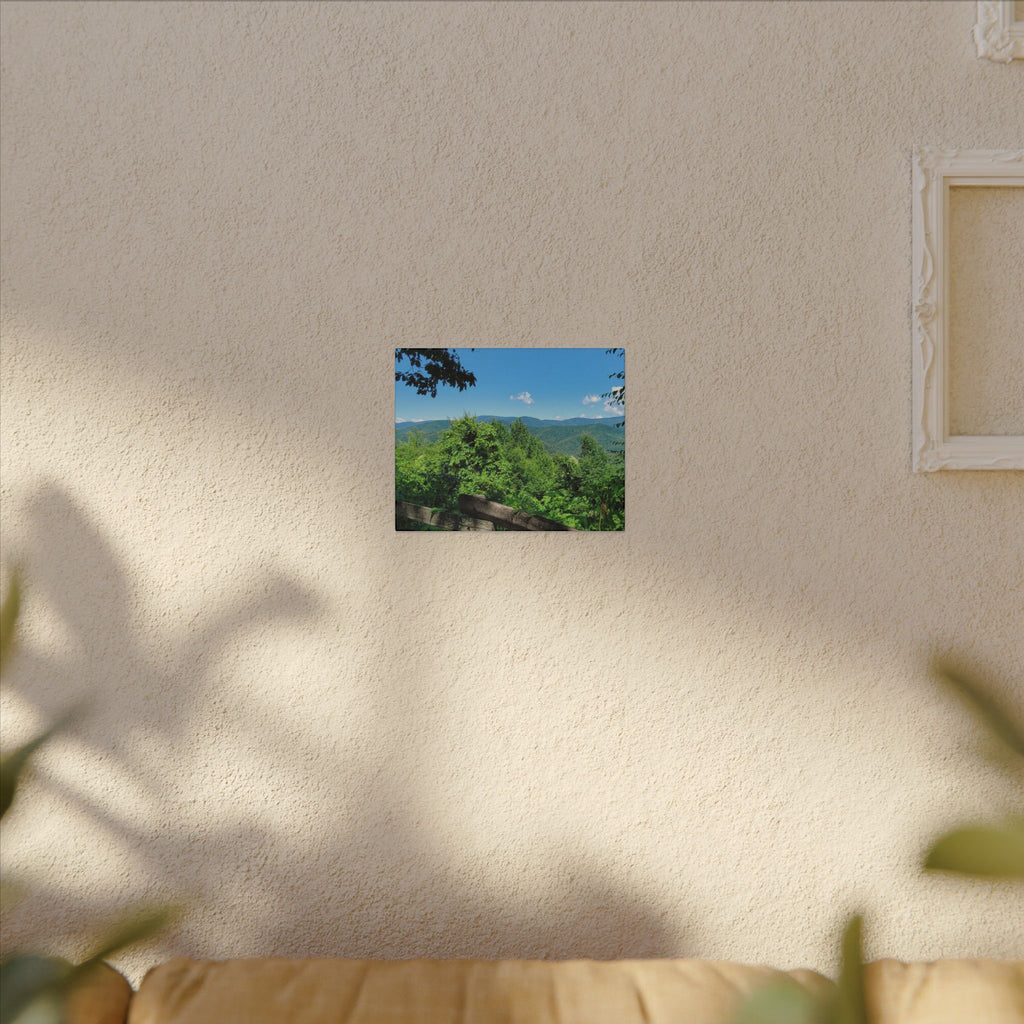 Mountain View Canvas Print — Scenic Blue Ridge Landscape Wall Art
