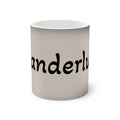 Wanderlust Color-Changing Mug — 11 oz Travel Quote Coffee Cup