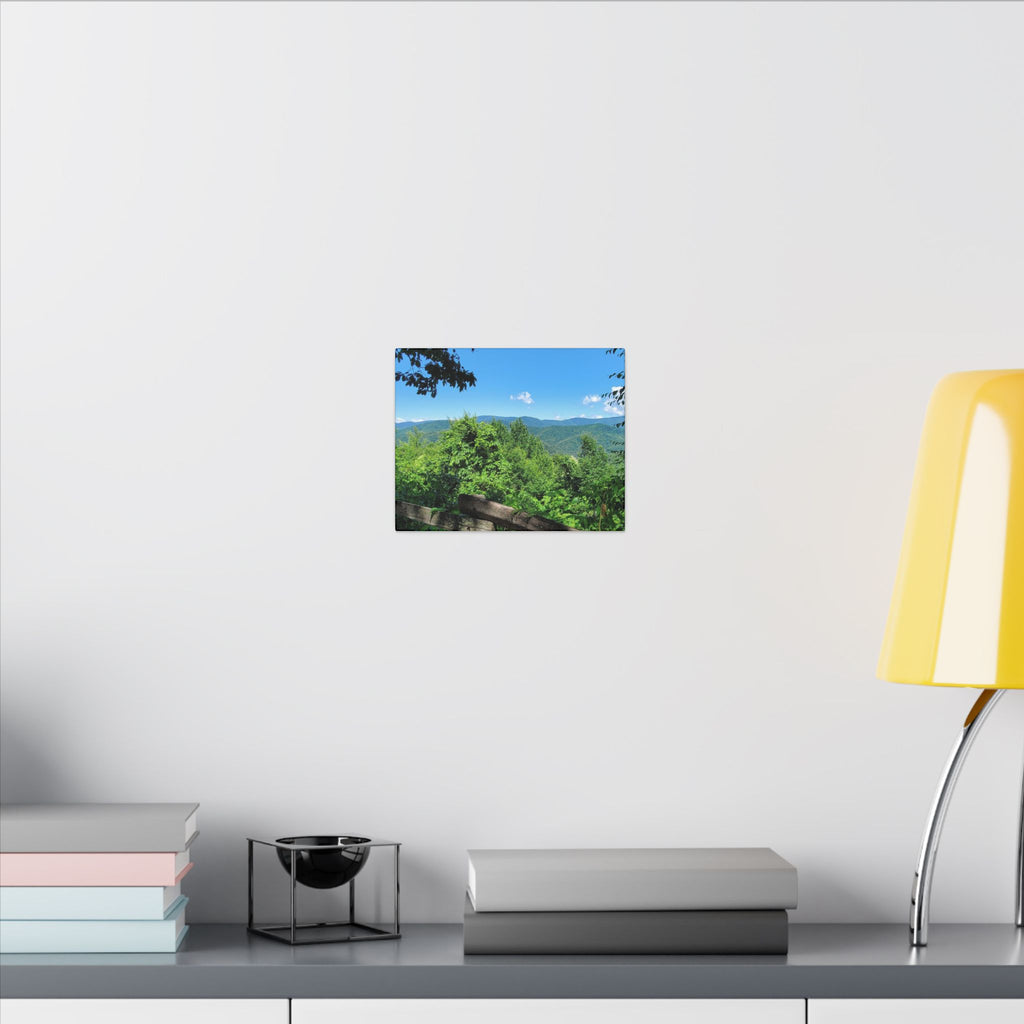 Mountain View Canvas Print — Scenic Blue Ridge Landscape Wall Art