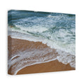Coastal Waves Beach Canvas Print — Matte Stretched Ocean Wall Art