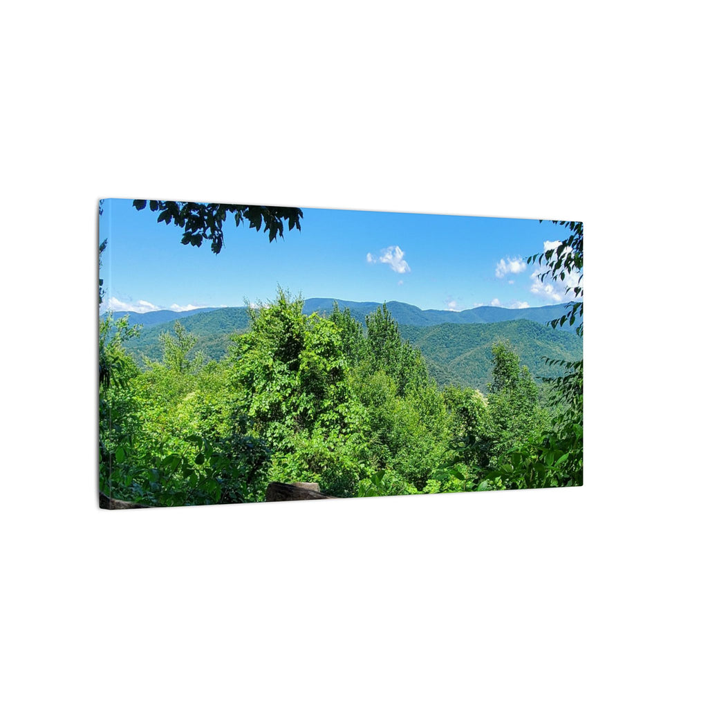 Mountain View Canvas Print — Scenic Blue Ridge Landscape Wall Art
