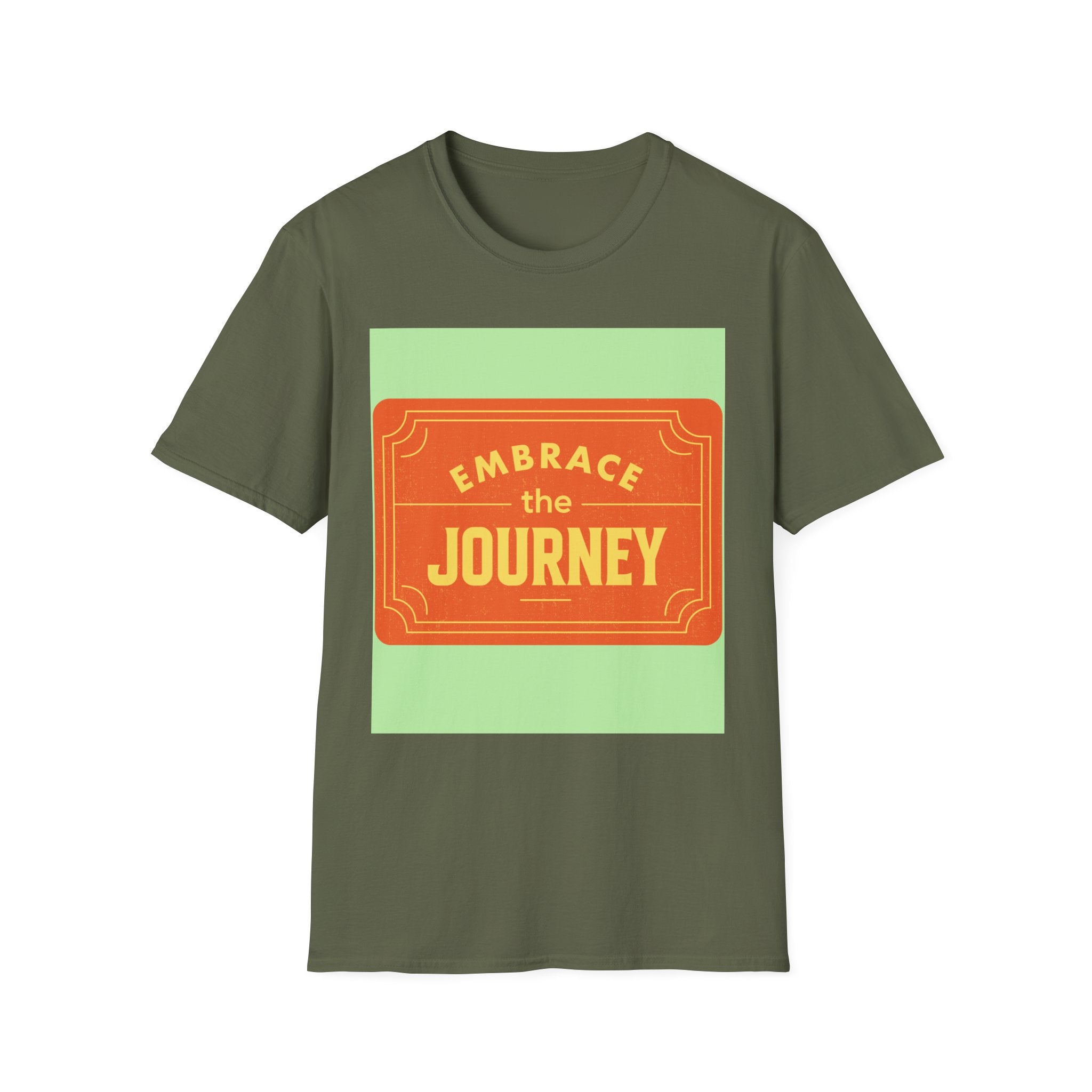 Embrace the Journey T-Shirt — Retro Motivational Travel Tee