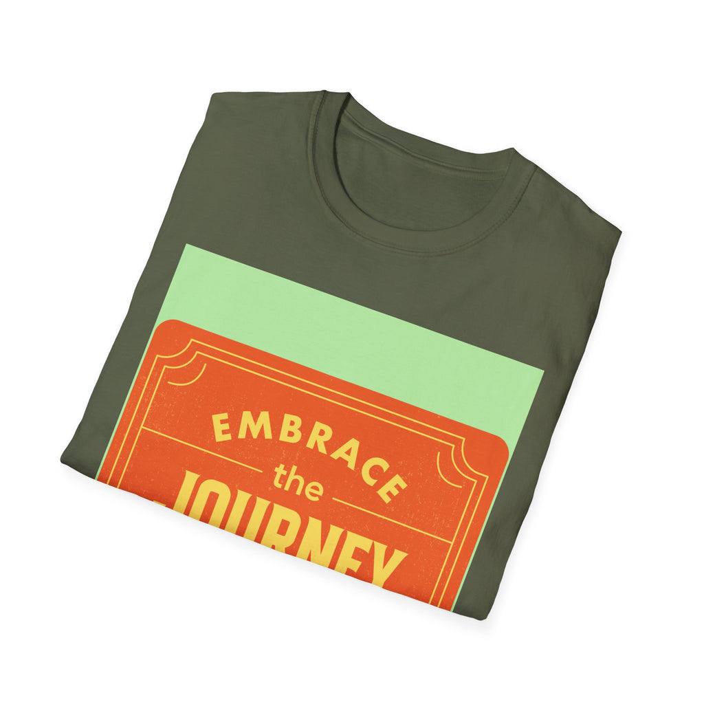 Embrace the Journey T-Shirt — Retro Motivational Travel Tee