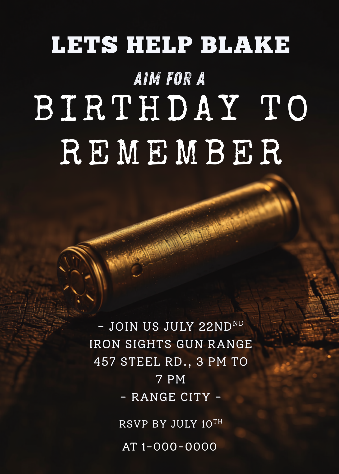 Digital product AIM FOR A BIRTHDAY TO REMEMBER