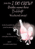 Digital product BACHELORETTE WEEKEND INVITATION CARD