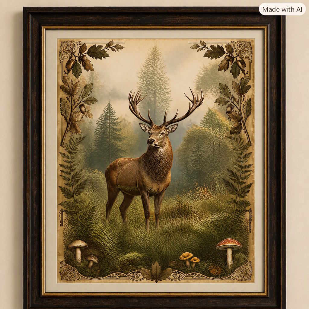 Woodland Printable Wall Art Set | Digital Download