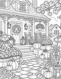 Digital product  FALL ON THE FARM COLOR SHEET