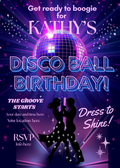Digital product READY TO BOOGIE BIRTHDAY CARD