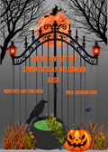 Digital product HALLOWEEN BASH PARTY INVITATION