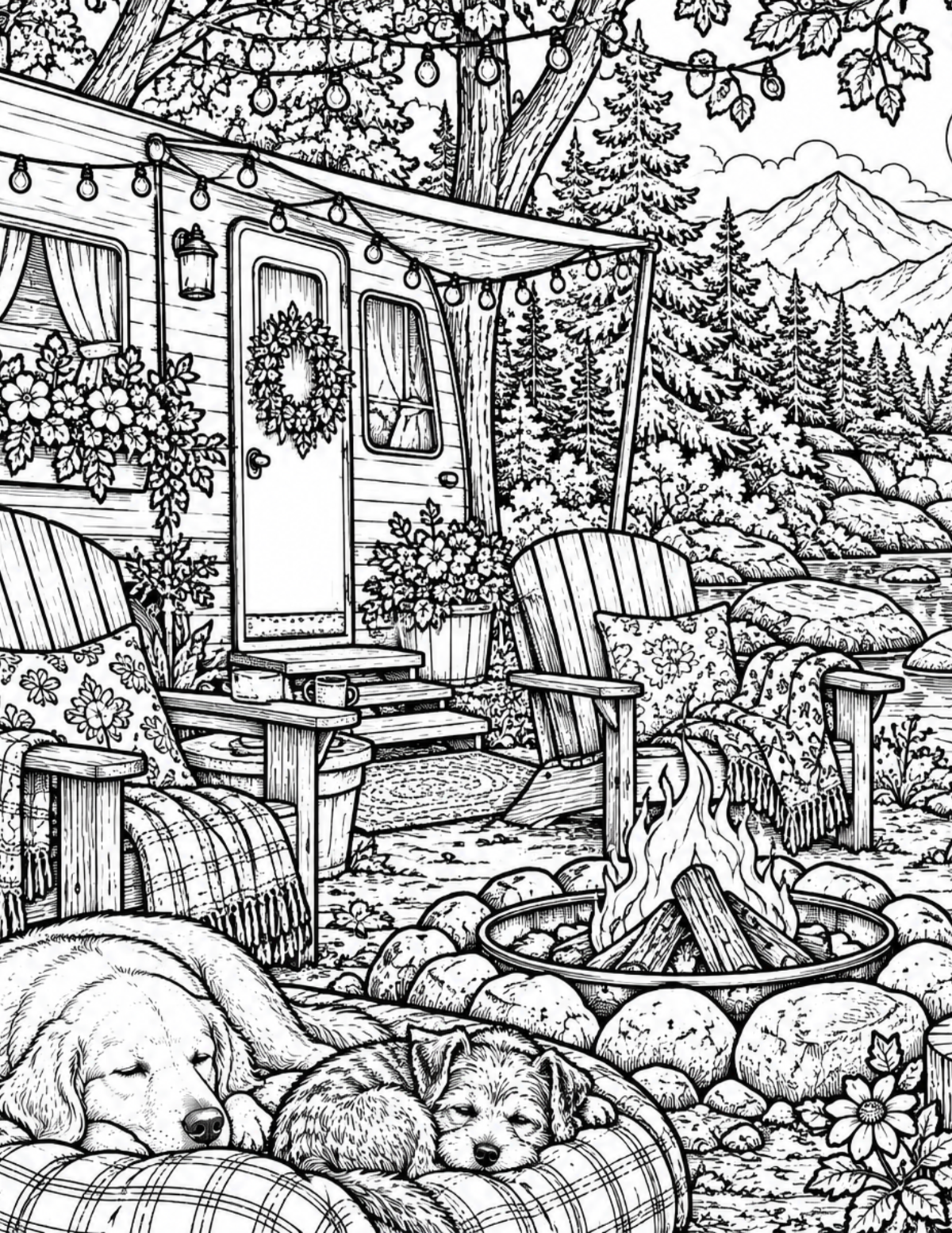 Printable Coloring Sheet | Digital Download