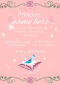 Digital product princess birthday invitation