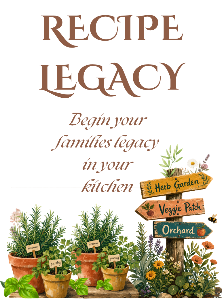 Digital product RECIPE LEGACY , PLANNER BOOK