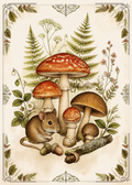Digital product WOODLAND MUSHROOM PRINT